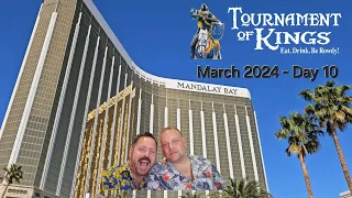 Las Vegas Day 10 - 21st March | Mandalay Bay Beach Day |  Tournament of Kings @ Excalibur