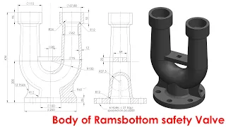 Rams-bottom Safety Valve (Body) 3D Modeling