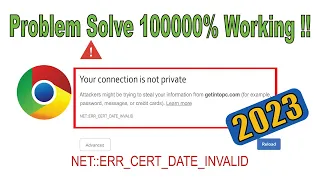 Your Connection is not private google chrome problem in windows 7 || KP Tech Info