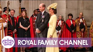 Royal Family Head to Guildhall Lunch after Jubilee Service