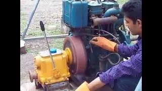 Kirloskar Diesel with Marine Gear box test run 227