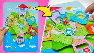 Cómo hacer un mundo de papel basado en el juego "Toca Boca"