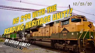 NS 1067 (Reading) Heritage Unit On 294!!! Manville, NJ 10/25/20