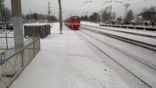 Электропоезд ЭД2Т-0039 рейсом Москва Ярославская-Александров 1