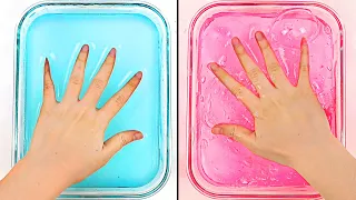 JIGGLY WATER SLIME | jiggly slime | Most Satisfying Slime ASMR