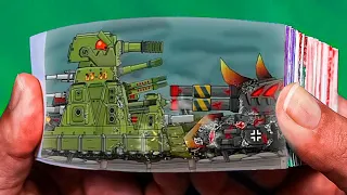 KV-44 Vs RaMons 2.0 Flipbook Animation | Tank Animation