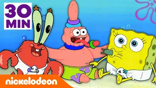 سبونجبوب | لقطات الأطفال الأكثر لطفاً لمدة 30 دقيقة! | Nickelodeon Arabia