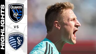 HIGHLIGHTS: San Jose Earthquakes vs. Sporting Kansas City | May 22, 2022