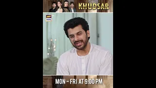 Humayoun shares how Zeeshan from the drama serial #Khudsar is different from him.