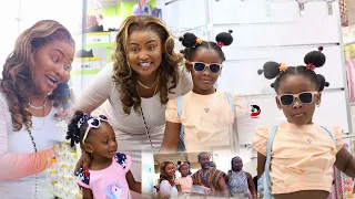Aww❤️ Nana Ama Mcbrown and Baby Maxin her Daughter shops for triplets Parents and těars of Joy ❤️🔥