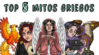 TOP 5 MITOS GRIEGOS: Perséfone, Grifo, Caja de Pandora, Ave Fénix, Némesis | Draw My Life