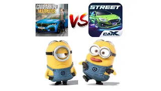 CarX Street vs Car Parking Multiplayer