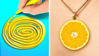 Cute Jewelry Ideas || Epoxy Resin, Hot Glue, 3D Pen, Polymer Clay