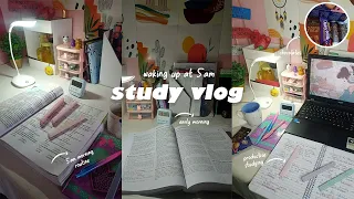 5am study vlog 📓 ᶻ 𝗓 𐰁 | productive days, getting back to routine, lots of notes, taking coffee.