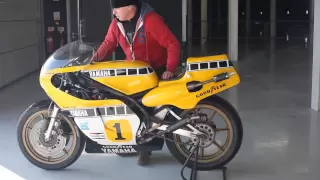 Barry Sheene and Kenny Roberts bikes ridden