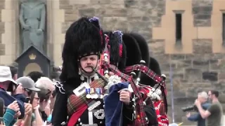 Scots Guards parade Edinburgh's Royal Mile with Scottish Crown 1 of 4 [4K/UHD]