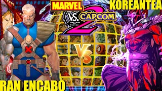 MvC2 Mvci Umvc3 RAN ENCABO vs KOREANTEA pt 2