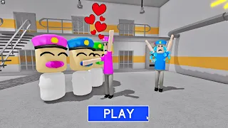 LOVE STORY | POLICE FAMILY ESCAPE! SCARY OBBY Full Walkthrough #roblox