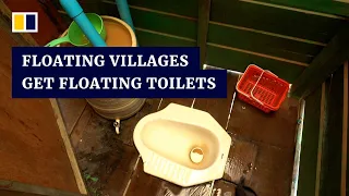 “Floating toilet” helps Cambodia’s floating villages avoid waterborne diseases