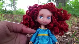 Disney Pixar Brave Merida Animators collection mini doll playset review