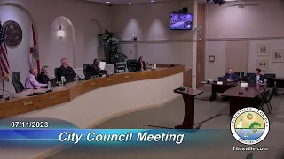 City Council Meeting — 07/11/2023 - 6:30 p.m.