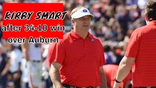 What Kirby Smart said about Auburn after the game