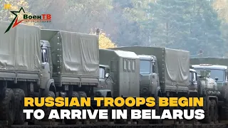 First Russian troops arrive in Belarus as fears rise over escalation in Ukraine