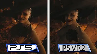 Resident Evil Village | PS VR2 vs PS5 | Graphics Comparison