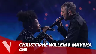 U2 ft Mary J Blige – 'One' ● Christophe Willem + Maysha | Lives | The Voice Belgique Saison 10