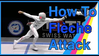 How To Flèche Attack - Epee Fencing