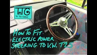 VW T25 T3 Vanagon Power steering conversion Pt 2