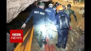 Thailand cave rescue: New Footage released - BBC News