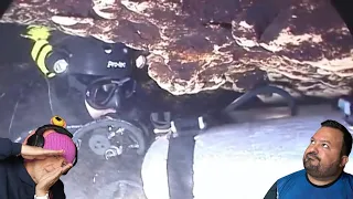 Divers React to No Mount Cave Diving