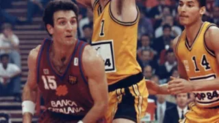 [1990-1991] FIBA Euroleague (Quarterfinal Round): F.C. Barcelona vs Pop 84 Split