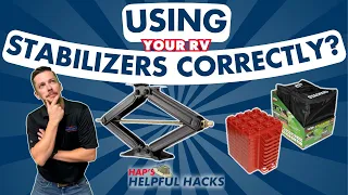 How to use manual stabilizer jacks.