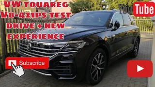 VW Touareg V8-421PS Test Drive + New Experience
