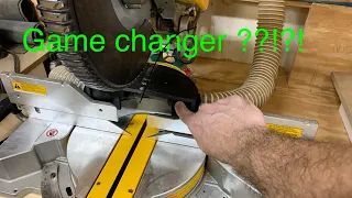 Upgrade your Dewalt DWS779/780 sliding compound miter saw dust collection