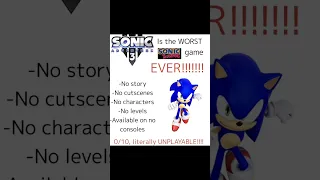Why Sonic Adventure 3 is the worst Sonic game...