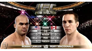 UFC EVENT 189 Robbie Lawler vs Rory MacDonald