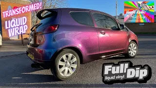 Love your car but bored and on a budget? Liquid Wrap is for YOU!