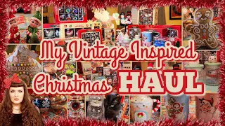 Vintage Inspired Christmas HAUL 🎄 Lots Of Shiny Brite, Mr Christmas, Gingerbread Pillows & Much More