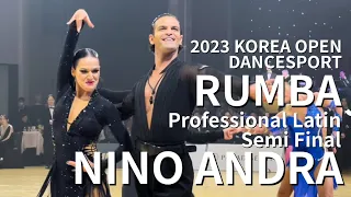 RUMBA I NINO ANDRA 2023 KoreaOpen Professional Latin Semi Final