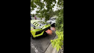 Aventador SVJ w/ Stardropper Exhaust - Insane Revs and Flames!