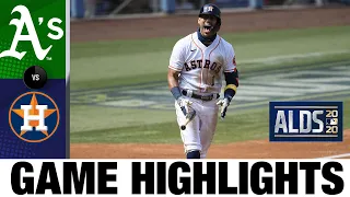 Brantley, Correa power Astros to 4th straight ALCS | A's-Astros Game 4 Highlights 10/8/20