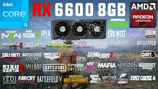 RX 6600 8GB Test in 50 Games in 2022