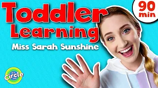 Toddler Learning with Sarah Sunshine | Learn To Talk | Preschool Prep