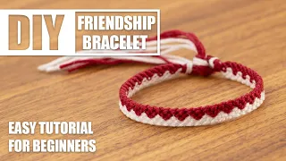 Triangle Simple Minimalistic Cute Macrame Friendship Bracelets | Easy Tutorial for Beginner
