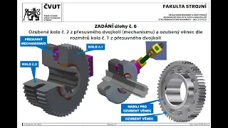 SK2 - ZADÁNÍ úlohy č. 6 - Ozubená kola (v2021)