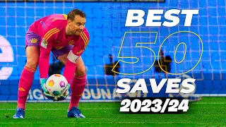 Best 50 Goalkeeper Saves 2023/24 | HD #19