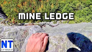 Mine ledge is insane huge deep & steep Chesterfield NH hike explore